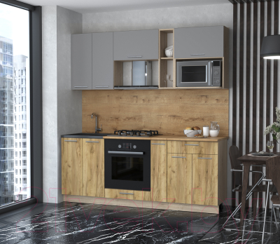 Готовая кухня Интерлиния Мила 2.0 ВТ