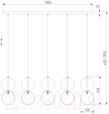 Люстра Евросвет Selisa 50091/5