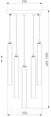 Люстра Евросвет 50381/5