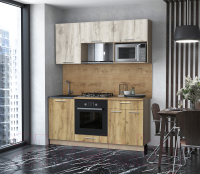 Готовая кухня Интерлиния Мила 1.7 ВТ