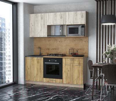 Готовая кухня Интерлиния Мила 1.8 ВТ