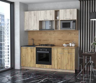 Готовая кухня Интерлиния Мила 2.0 ВТ