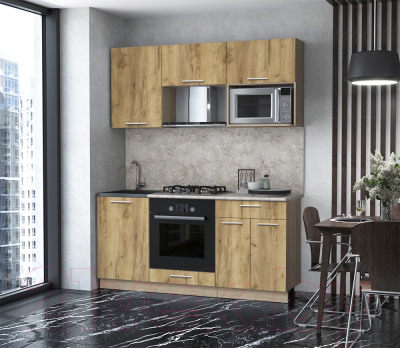 Готовая кухня Интерлиния Мила 1.7 ВТ