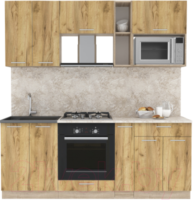 Готовая кухня Интерлиния Мила 2.0 ВТ - фото