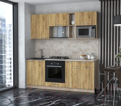 Готовая кухня Интерлиния Мила 2.0 ВТ