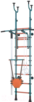 Детский спортивный комплекс Polini Kids Sport Active (бирюзовый) - фото