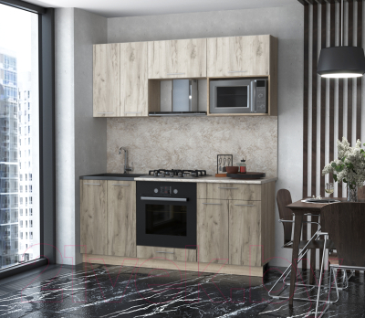 Готовая кухня Интерлиния Мила 1.8 ВТ