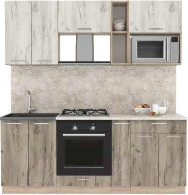 Готовая кухня Интерлиния Мила 2.0 ВТ - фото