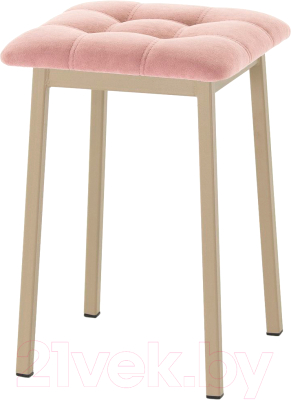 Табурет AMC Comfort 7.10.7 (ткань розовый/капучино) - фото