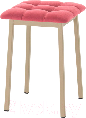 Табурет AMC Comfort 7.10.8 (ткань красный/капучино) - фото