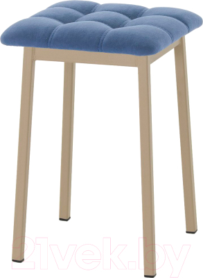 Табурет AMC Comfort 7.10.12 (ткань синий/капучино) - фото