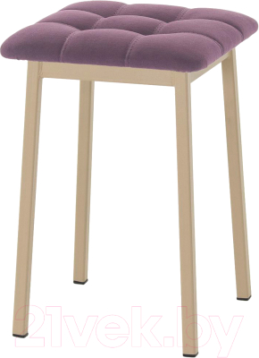 Табурет AMC Comfort 7.10.14 (ткань баклажан/капучино) - фото