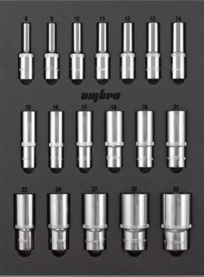 Набор головок слесарных Ombra OMT18STE - фото