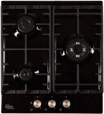 Газовая варочная панель Making Oasis Everywhere P-3MBT (B)  - фото