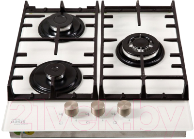 Газовая варочная панель Making Oasis Everywhere P-3GWT (B) - фото