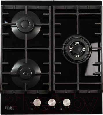 Газовая варочная панель Making Oasis Everywhere P-3GBT (B) - фото