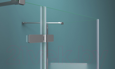 Душевая дверь BelBagno KRAFT-B-12-60/60-C-Cr-L