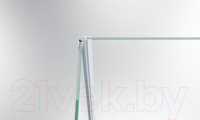 Душевая дверь BelBagno KRAFT-B-12-60/60-C-Cr-L