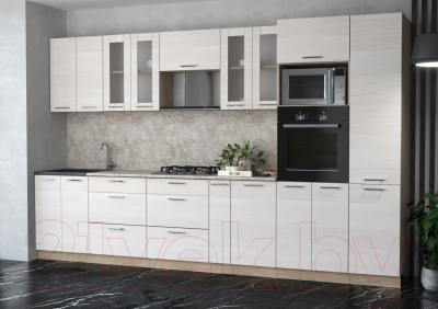 Готовая кухня Интерлиния Мила 3.4 ВТ