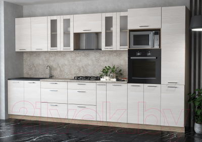 Готовая кухня Интерлиния Мила 3.6 ВТ