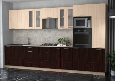 Готовая кухня Интерлиния Мила 3.6 ВТ