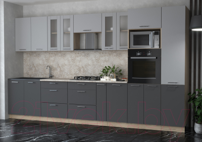 Готовая кухня Интерлиния Мила 3.6 ВТ