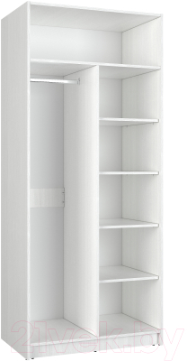Шкаф Евва УН-02-01/B (белый)