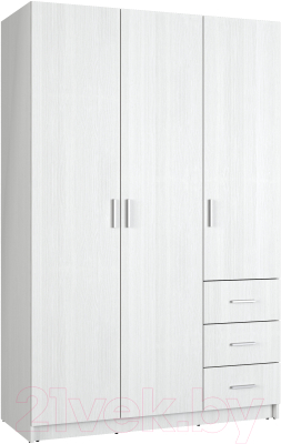 Шкаф Евва УН-03-01/B (белый) - фото