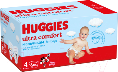 Подгузники детские Huggies Ultra Comfort 4 Disney Box Boy