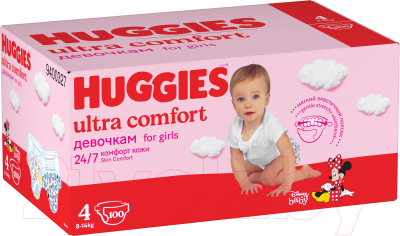 Подгузники детские Huggies Ultra Comfort 4 Disney Box Girl