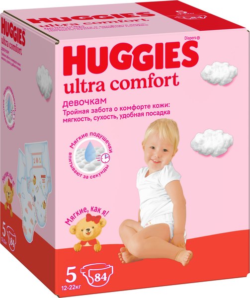 Подгузники детские Huggies Ultra Comfort 5 Disney Box Girl