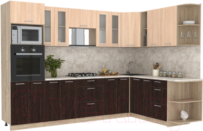 Готовая кухня Интерлиния Мила 1.88x3.0 правая - фото