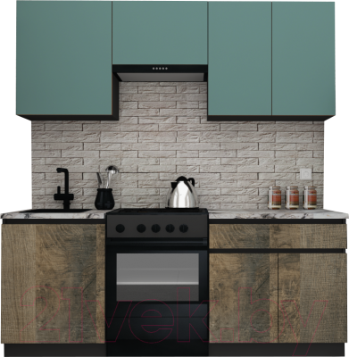 Готовая кухня ВерсоМебель Эко-8 2.0 - фото