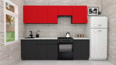 Готовая кухня ВерсоМебель Эко-8 2.6