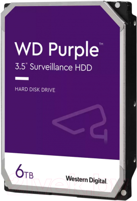 Жесткий диск Western Digital Purple 6TB (WD63PURZ) - фото