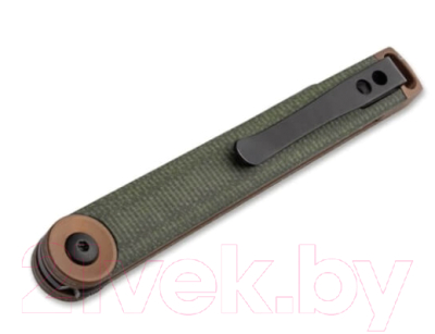 Нож туристический Boker Plus Kaizen Green Canvas Micarta / 01BO391