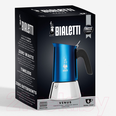 Гейзерная кофеварка Bialetti New Venus Blue 7275/CN