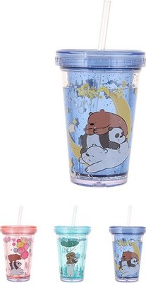 Многоразовый стакан Miniso We Bare Bears / 4982