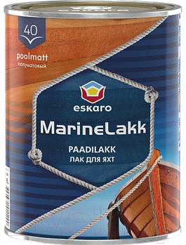 Лак яхтный Eskaro Marine Lakk 40 - фото
