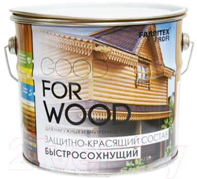 Защитно-декоративный состав Farbitex Profi Wood Быстросохнущий - фото