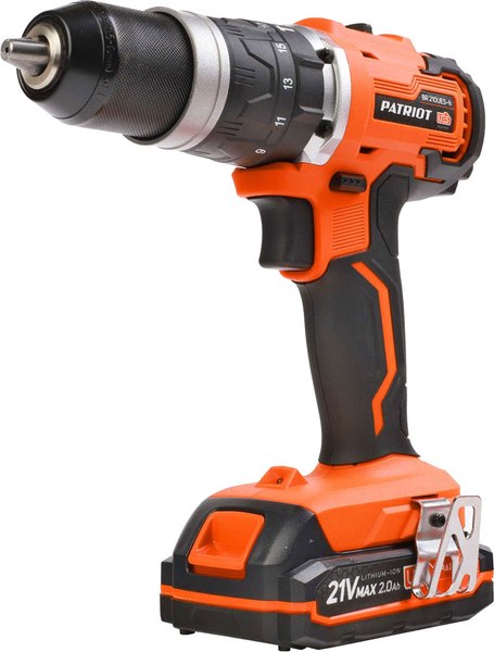Аккумуляторная дрель-шуруповерт PATRIOT BR 210UES-H - фото