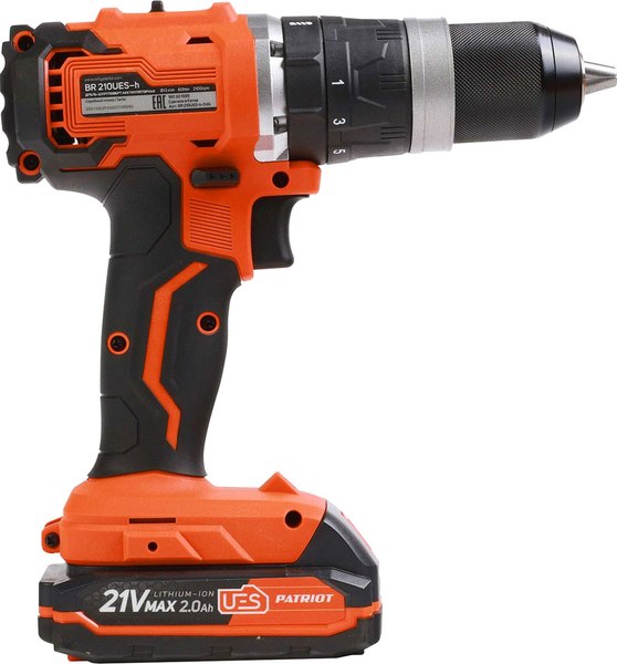 Аккумуляторная дрель-шуруповерт PATRIOT BR 210UES-H