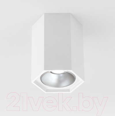 Точечный светильник Elektrostandard 25036/LED (белый матовый/серебристый) - фото