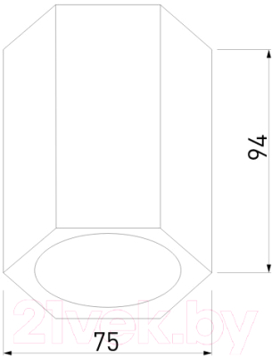 Точечный светильник Elektrostandard 25036/LED (белый матовый/серебристый)