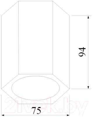 Точечный светильник Elektrostandard 25036/LED (черный матовый/серебристый)