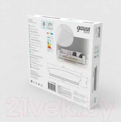 Потолочный светильник Gauss Basic Space Stone 995438260