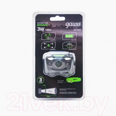 Фонарь Gauss GFL405 / GF405