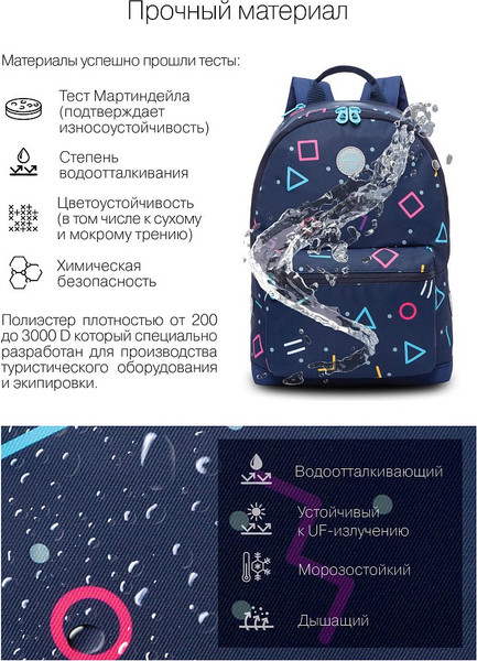 Школьный рюкзак Grizzly RO-272-9