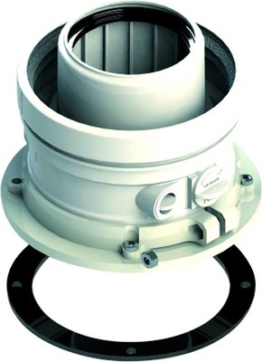 Адаптер для раздельного дымоудаления Ferroli 80x125 / 041083X0 - фото