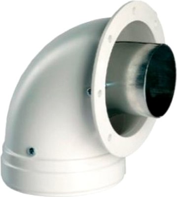 Поворот дымохода Ferroli 90° / 010007X0 - фото